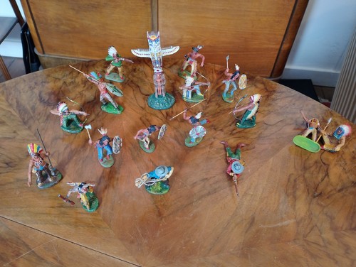 Elastolin figuren indiander - figuren,