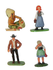 Vintage Elastolin Figuren