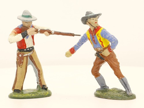 Plastinol cowboy massefiguren - plastinol, cowboy-massefiguren