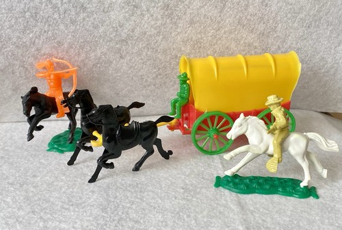 Wildwest kunststoffiguren set - wildwest, kunststoffiguren-set