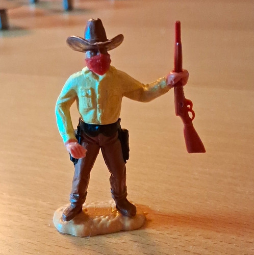 Wildwest cowboy mit hut - cowboy,