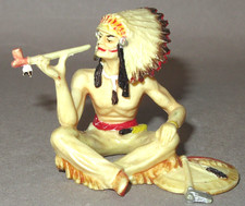 Elastolin sitzender Häuptling