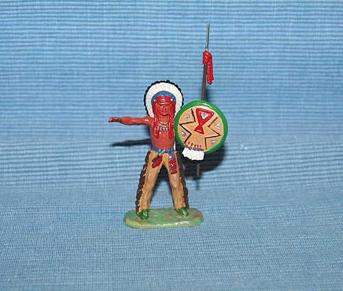 Elastolin figur indianer mit - elastolin,