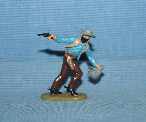 Elastolin figur bandit - elastolin,