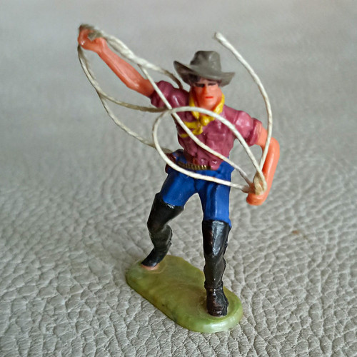 Elastolin wildwest cowboy mit - cowboy,