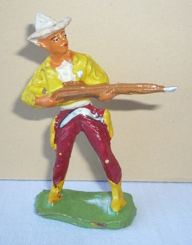 Wildwest figur aus masse - -,