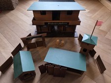 Vintage Western-Set aus Holz